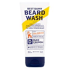 Duke Cannon Supply Co. Stock No. 096 Best Damn Beard Wash, 6 fl oz, 6 Fluid ounce