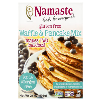 Namaste Gluten Free Waffle & Pancake Mix, 21 oz
