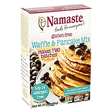 Namaste Gluten Free, Waffle & Pancake Mix, 21 Ounce
