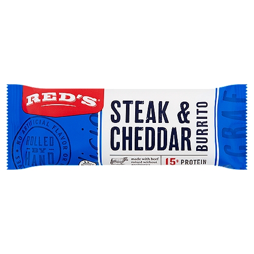 Red's Steak & Cheddar Burrito, 5 oz