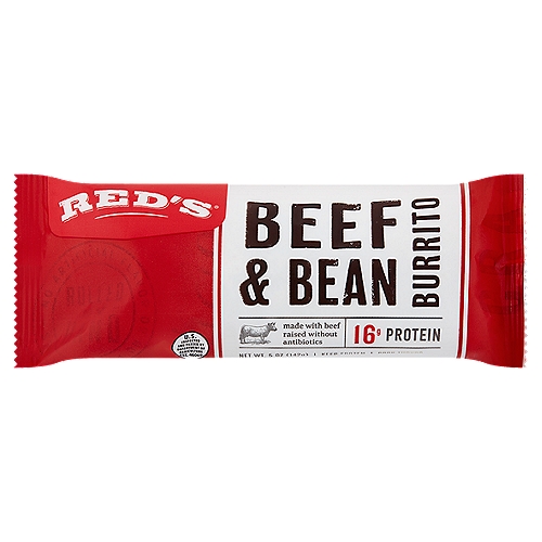 Red's Beef & Bean Burrito, 5 oz