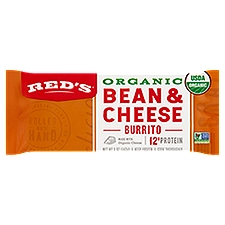 Red's Organic Bean & Cheese, Burrito, 5 Ounce