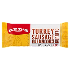 Red's Turkey Sausage Egg & Three Cheese, Burrito, 5 Ounce