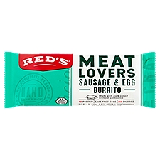 Red's Meat Lovers Sausage & Egg Burrito, 5 oz, 5 Ounce