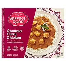 Saffron Road Coconut Curry Chicken with Basmati Rice, 10 Ounce