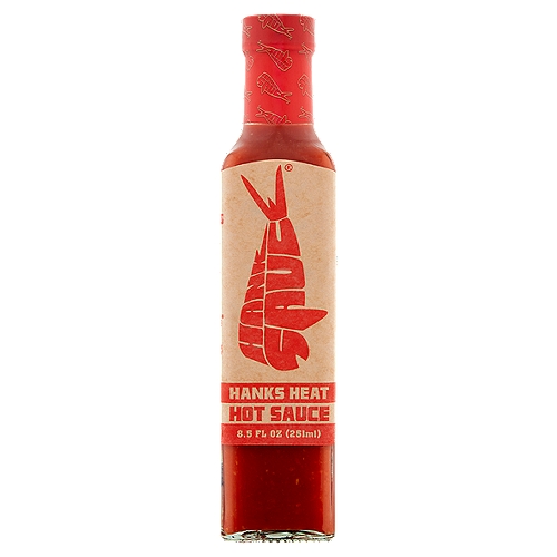 Hank Sauce Hanks Heat Hot Sauce, 8.5 fl oz
Gives Food Attitude!®
Use Hank's Heat to spice up your favorite foods while adding a fresh and excellent flavor. Stop using boring pepper sauces that mask the flavor of your food! This fresh, handcrafted blend is sure to enhance nearly any meal. Remember: Flavor over fire!
