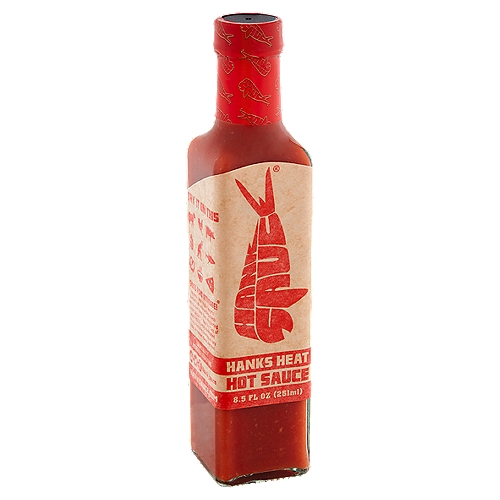 Hank Sauce Hanks Heat Hot Sauce, 8.5 fl oz
Gives Food Attitude!®
Use Hank's Heat to spice up your favorite foods while adding a fresh and excellent flavor. Stop using boring pepper sauces that mask the flavor of your food! This fresh, handcrafted blend is sure to enhance nearly any meal. Remember: Flavor over fire!