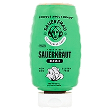 Sauer Frau Fermented Classic, Sauerkraut, 17.5 Ounce