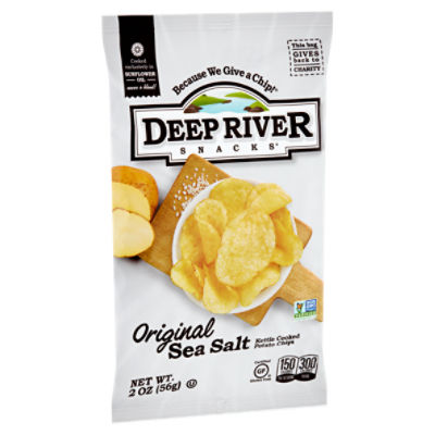 Deep River Snacks Original Sea Salt Kettle Cooked Potato Chips, 2 oz