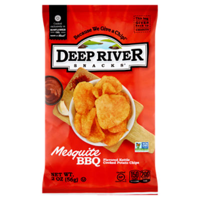 Deep River Snacks Mesquite BBQ Flavored Kettle Cooked Potato Chips, 2