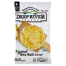 Deep River Snacks Original Sea Salt Kettle Cooked Potato Chips, 5 oz