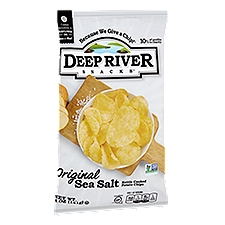 Deep River Snacks Original Sea Salt Kettle Cooked, Potato Chips, 5 Ounce