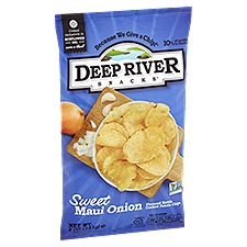 Deep River Snacks Sweet Maui Onion Flavored Kettle Cooked Potato Chips, 5 oz