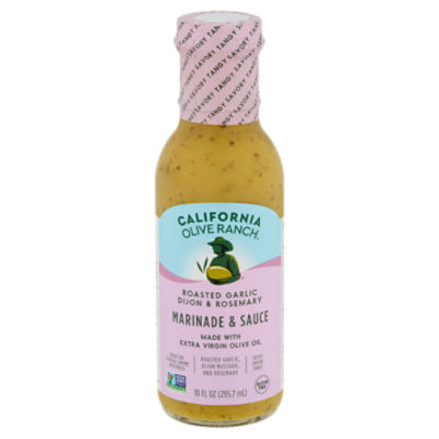 California Olive Ranch Roasted Garlic Dijon & Rosemary Marinade & Sauce, 10 fl oz
