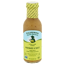 California Olive Ranch Marinade & Sauce Chile Lime Verde, 10 Fluid ounce