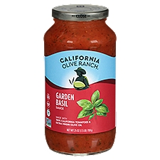 California Olive Ranch Garden Basil Sauce, 25 oz