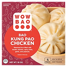 Kung Pao Chicken Bao, 10 Ounce