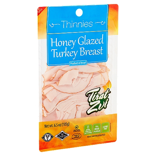 Tirat Zvi Thinnies Honey Glazed Turkey Breast, 6.5 oz