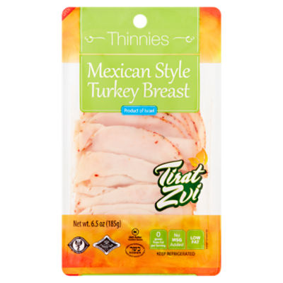 Tirat Zvi Thinnies Mexican Style Turkey Breast, 6.5 oz