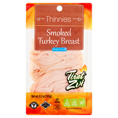 Tirat Zvi Thinnies Smoked Turkey Breast, 6.5 oz
