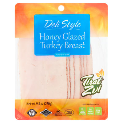 Tirat Zvi Deli Style Honey Glazed Turkey Breast, 9.5 oz