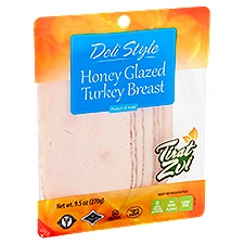 Tirat Zvi Deli Style Honey Glazed, Turkey Breast, 9.5 Ounce