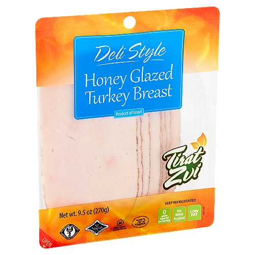 Tirat Zvi Deli Style Honey Glazed Turkey Breast, 9.5 oz