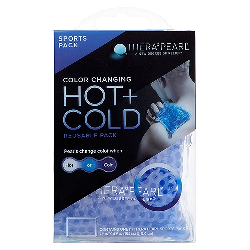 Thera Pearl Hot + Cold 7.5in x 4.5in Sports Pack, 1 count