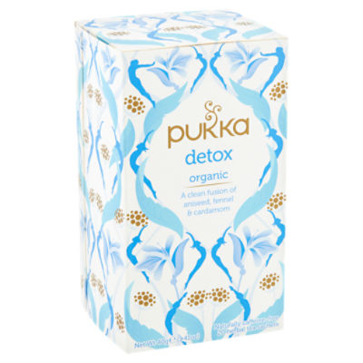 Pukka Detox Organic Herbal Tea Sachets, 20 count, 1.41 oz