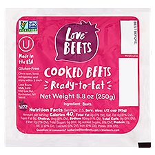 Love Beets Cooked , Beets, 8.8 Ounce