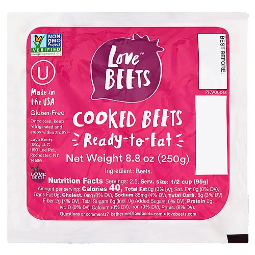 Love Beets Cooked Beets, 8.8 oz