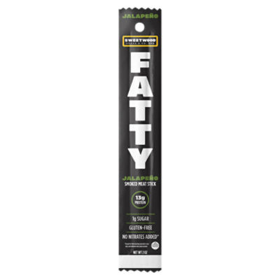 Sweetwood Smoke & Co. Fatty Jalapeño Smoked Meat Stick, 2 oz
