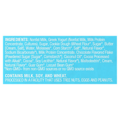 Yasso Chocolate Chip Cookie Dough Greek Yogurt Bars, 3.5 fl oz, 4 count