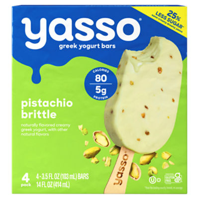 Yasso Frozen Greek Yogurt Pistachio Brittle Bars