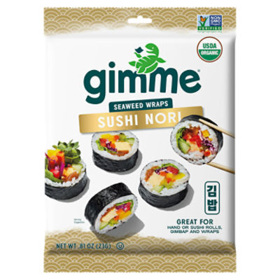 Gimme Sushi Nori Seaweed Wraps, .81 oz