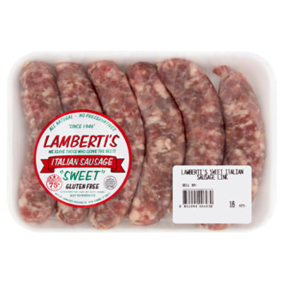Lamberti's "Sweet" Italian Sausage, 16 ozs