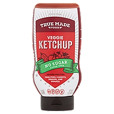 True Made Foods Ketchup, Veggie, 17 Ounce