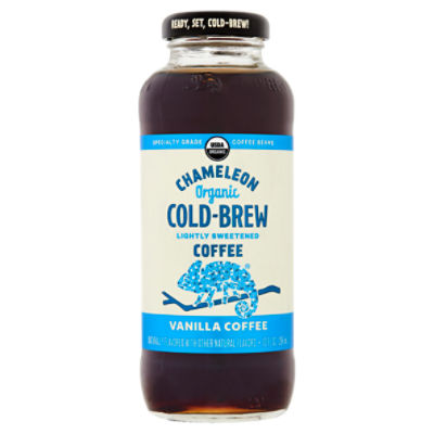 Chameleon Cold-Brew Organic Lightly Sweetened Vanilla Coffee, 10 fl oz, 10 Fluid ounce