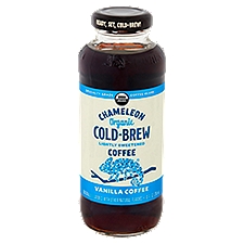 Chameleon Cold-Brew Organic Lightly Sweetened Vanilla, Coffee, 10 Fluid ounce