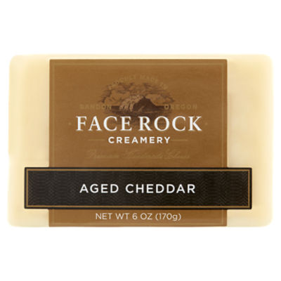 Face Rock Creamery Aged Cheddar, 6 oz