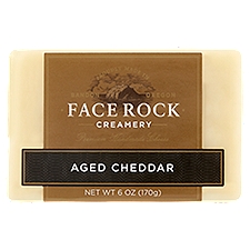 Face Rock Creamery Aged Cheddar, Cheese, 6 Ounce
