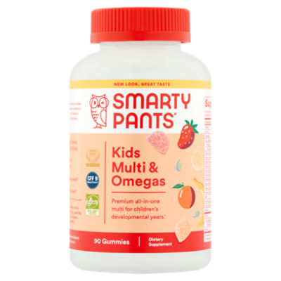 SmartyPants Kids Multi & Omegas Dietary Supplement, 90 count