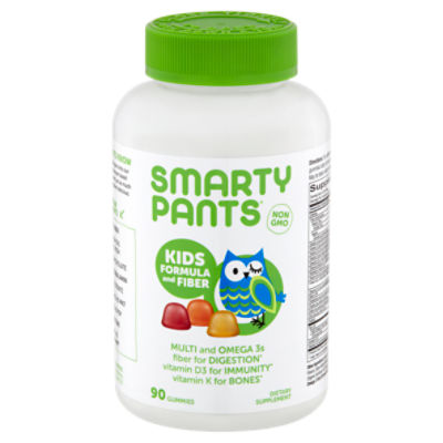 Smarty Pants Kids Formula and Fiber Gummies, 90 count