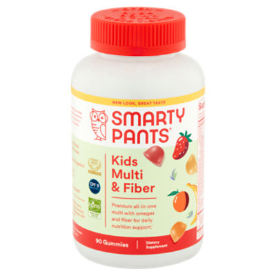 Smarty Pants Kids Formula and Fiber Gummies, 90 count