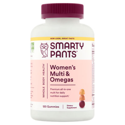 SmartyPants Women's Multi & Omegas Dietary Supplement, 120 count