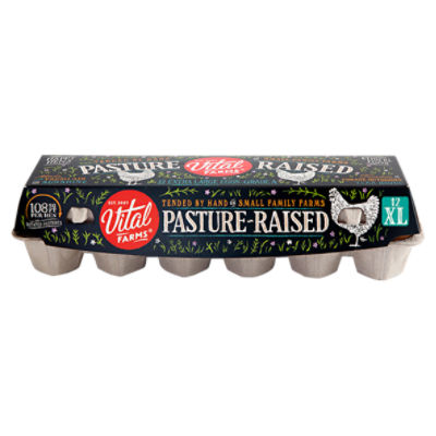 Vital Farms PastureRaised Extra Large Eggs, 12 count, 27 oz