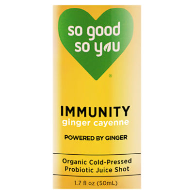 Immunity Ginger, Probiotic Juice Shots