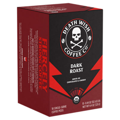 Death Wish Coffee Co Death Cups Single Serve Coffee, KCup Pods