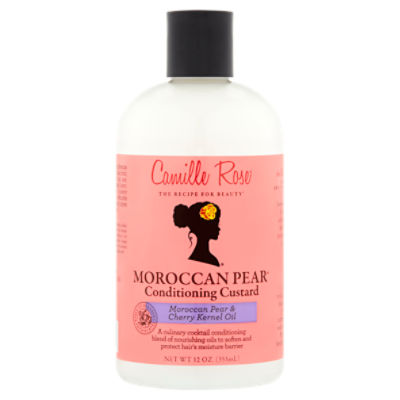 Camille Rose Moroccan Pear & Cherry Kernel Oil Conditioning Custard, 12 oz