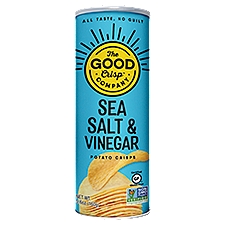 The Good Crisp Company Sea Salt & Vinegar, Potato Crisps, 5.6 Ounce